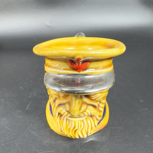 Vintage Lord Nelson Pottery Fisherman Silver Fish Handle Toby Mug Cup England - Picture 10 of 15